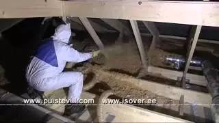 Pööningu soojustamine ISOVER puistevillaga, Kodusaade 10.05.2014 thumbnail